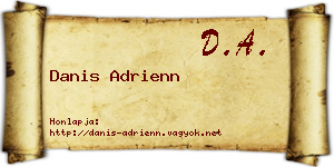 Danis Adrienn névjegykártya